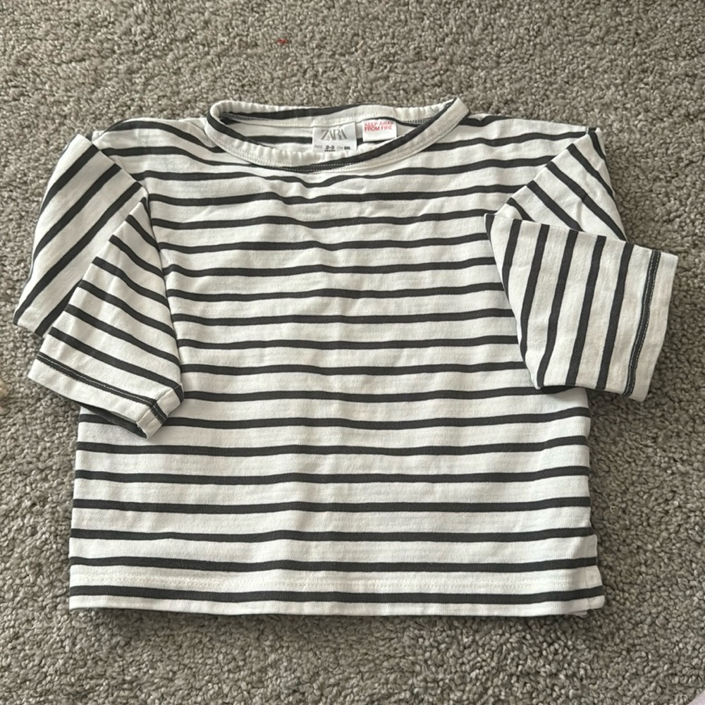 Stripped Zara toddler girl long sleeve